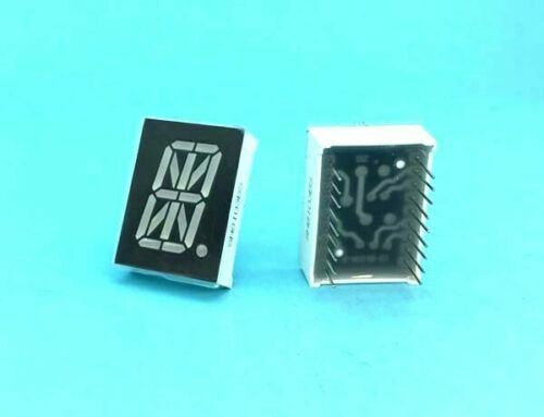 10PCS Digital Tube blue LED Display Common Cathode 0.8" 27.7x20mm 16 Segment