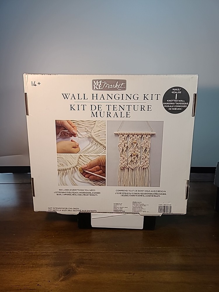 Wall Hanging Kit “Make Market” Knotted Wall Hanging Complete