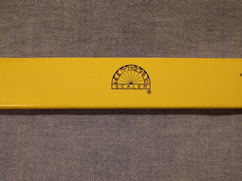 MULTISCALE Scaler Architect/Engineer Drafting Fan -Curtis Engineering Corp. used