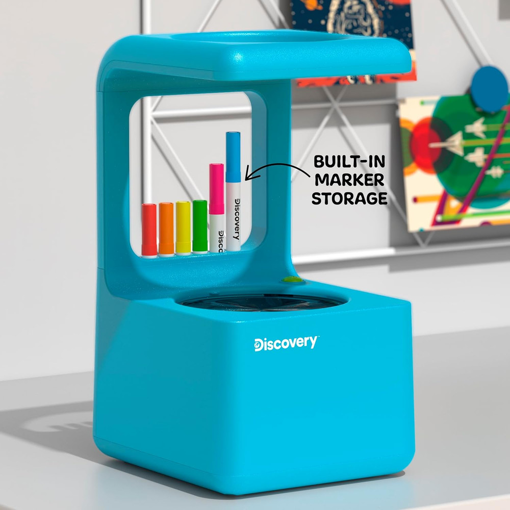 ™ Doodle Projector Light Art Station – Includes 6 Dry-Erase Markers, 10 Reusable