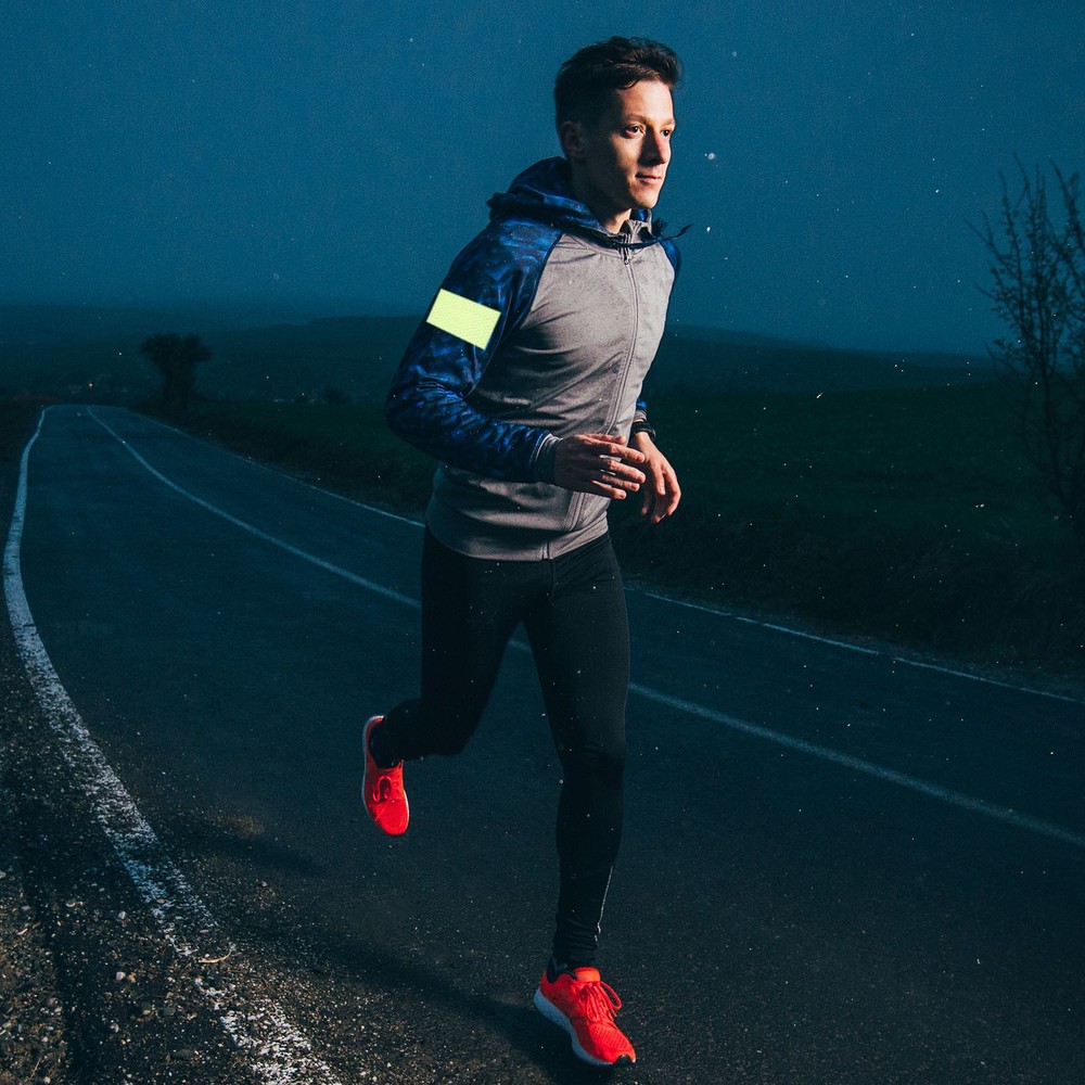 Reflective Patch 2"x3" 4pcs Hook and Circle Light Closure Yellow