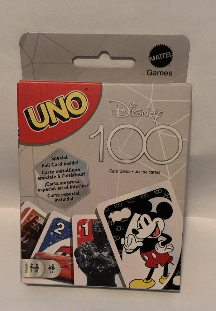 Disney 100 Collectible UNO cards