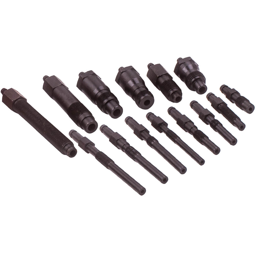 16pcs Diesel Engine Compression Tester Tool Glow Plug Adapter Kit Automotive