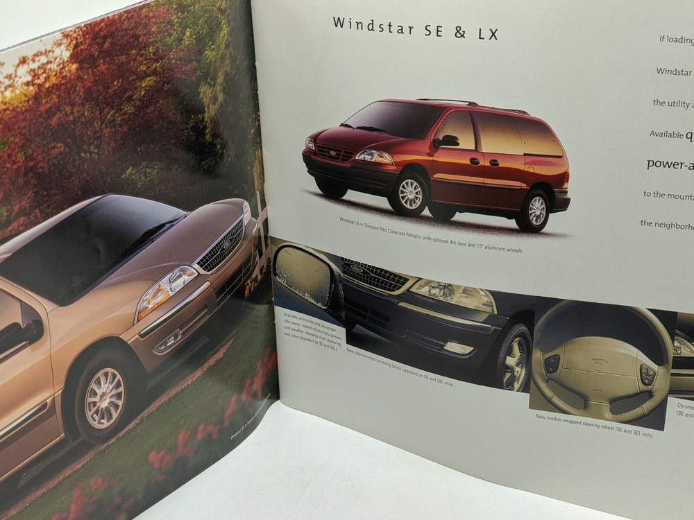 1999 FORD WINDSTAR VAN Sales Brochure Advertising