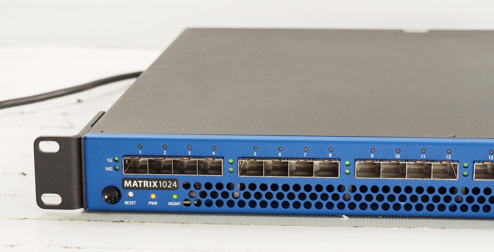 Network Insturments Matrix 1024 24 SPF Port Networking Switch with 2 220W PSUs