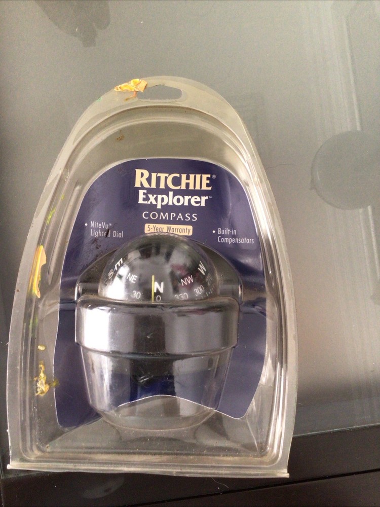 Ritchie S-53 Explorer Compass - Surface Mount - Black