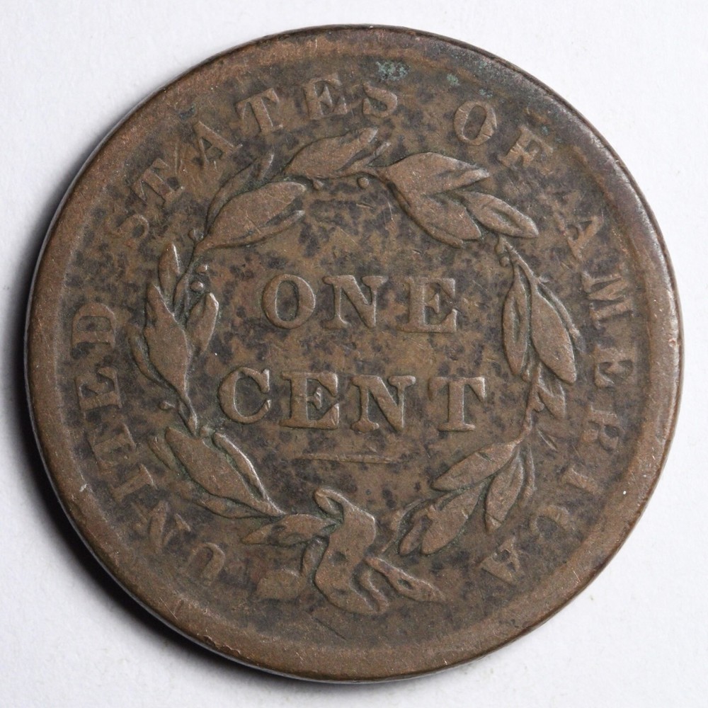 1838 Coronet Head Large Cent CHOICE FINE E163 GDCK