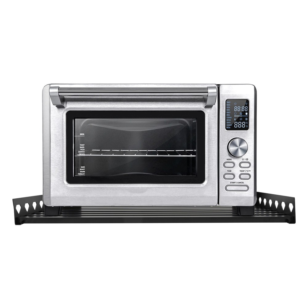 Microwave Oven Bracket Shelf Kitchen Holder Storage Rack Wall Mount with 4 Hooks