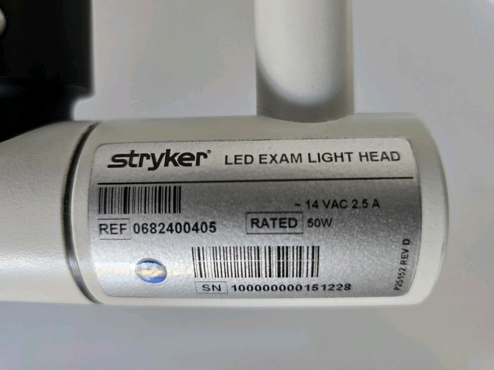 Stryker Visum XBlade LED Exam Light Head Assembly