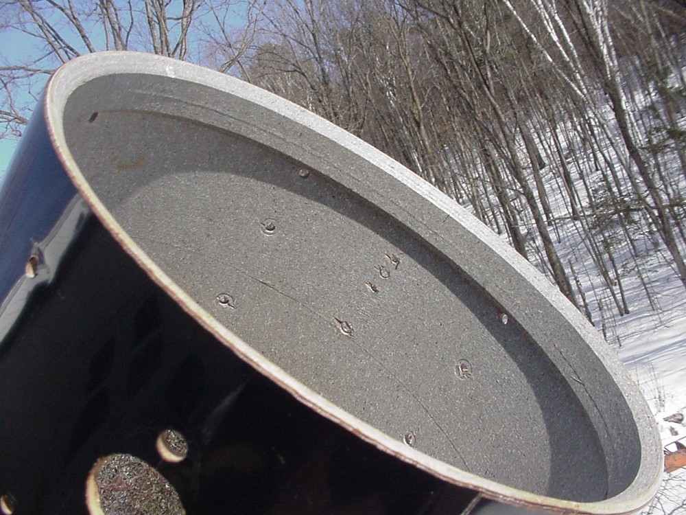 1971 ROGERS DRUMS 9x13 Powertone gloss black ebony tom drum shell project