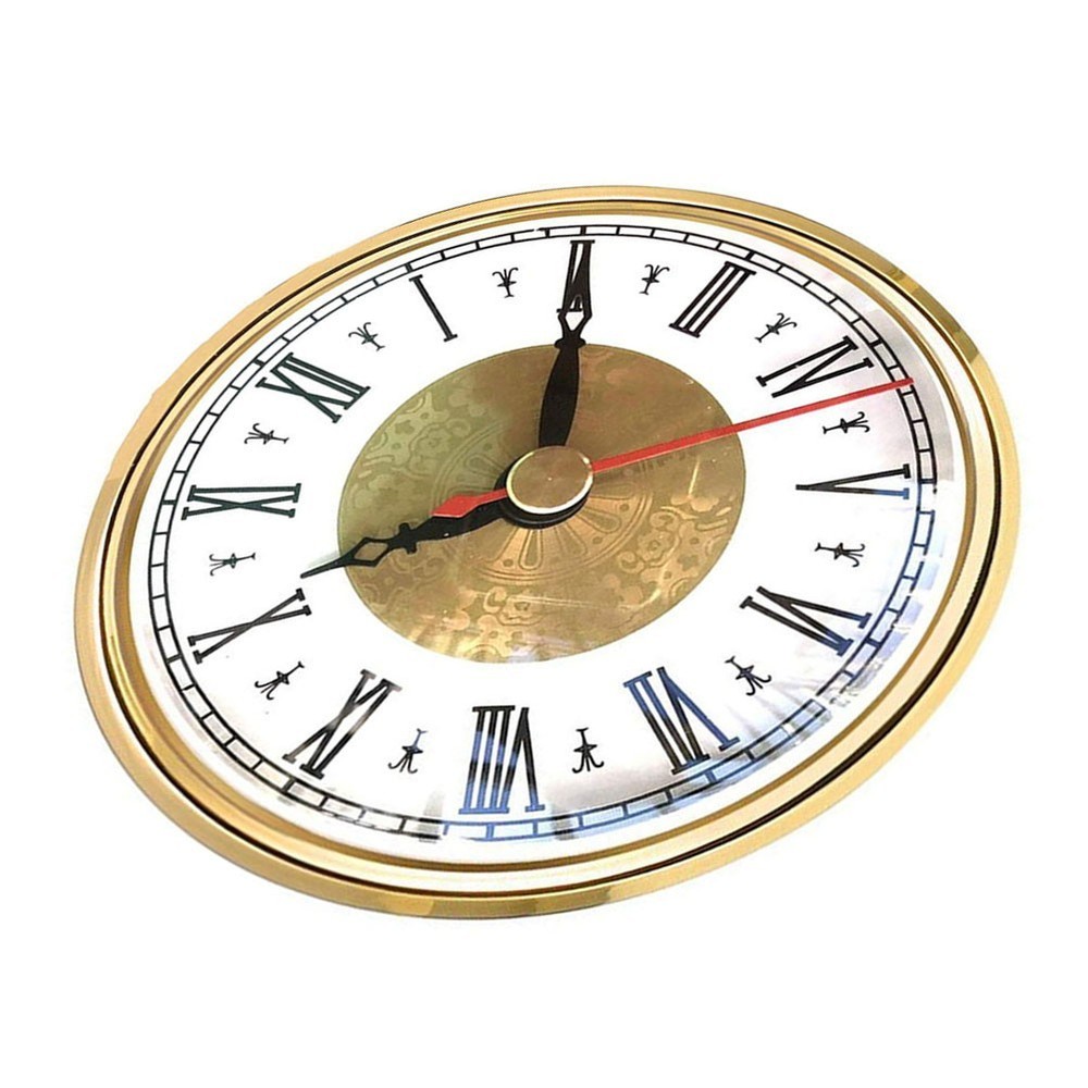 Gold Tone Bezel Clock DIY Clock Movement Battery Powered DIY Clock Projects