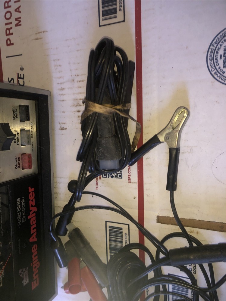 Sears Craftsman Model 161.214230 Solid State Electronic Engine Analyzer Vintage