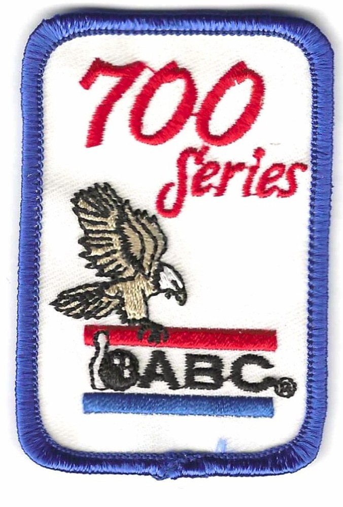 ABC 700 Series Bowling Patch Vintage