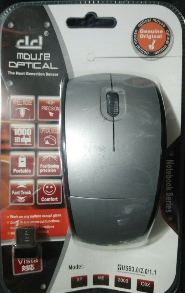 Wireless Mouse, 3.0G Portable Optical Silent Ergonomic Wireless Computer Mouse
