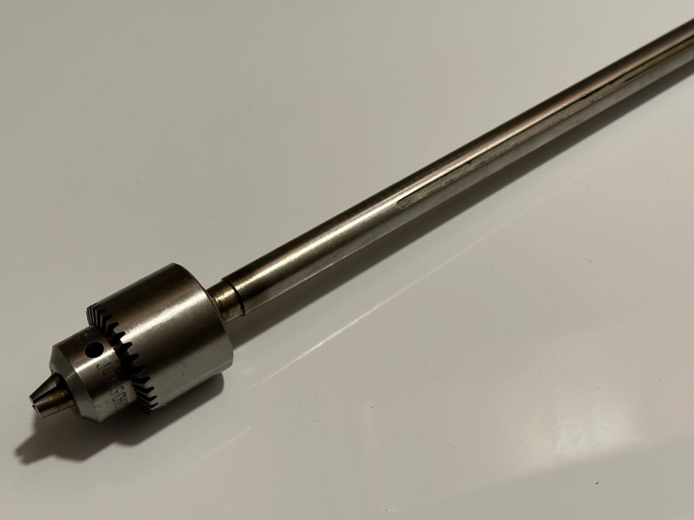 Spindle + Jacobs N1A Chuck for Hammer Co. R-53 Sensitive Drill Press
