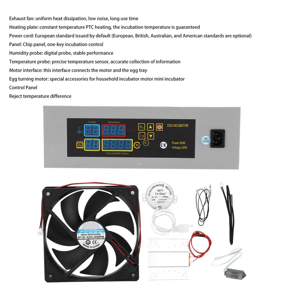 Automatic Egg Incubator For DIY Poultry Hatching Machine Excellent