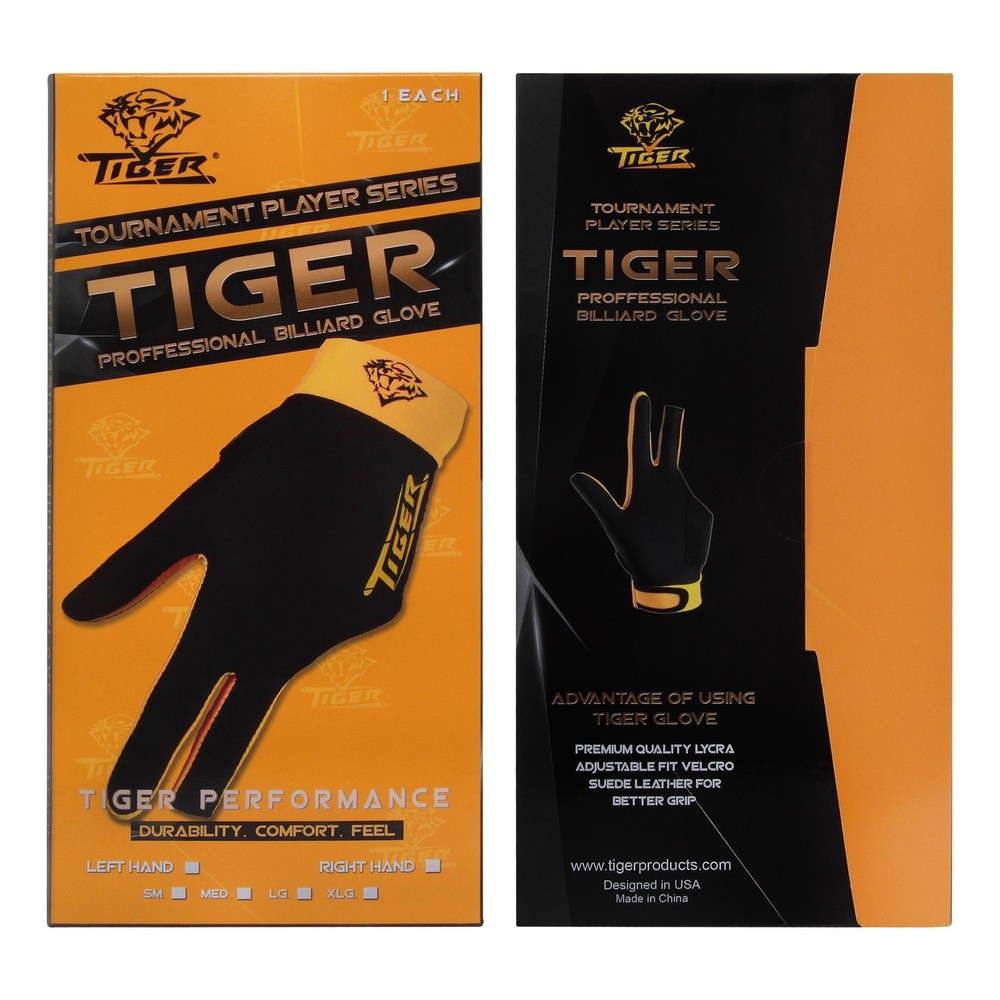 TIGER Billiard Glove - for Left Hand (Medium)