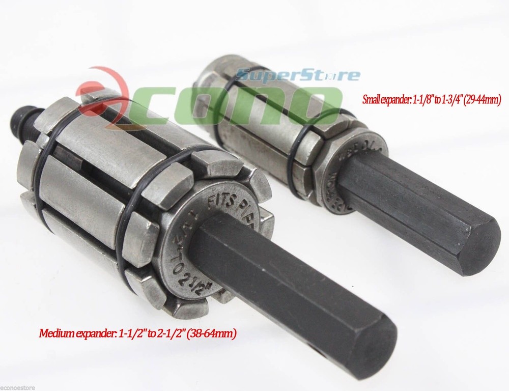 2PC TAIL PIPE EXHAUST MUFFLERS EXPANDER SPREADER 1-1/8" ~ 2"