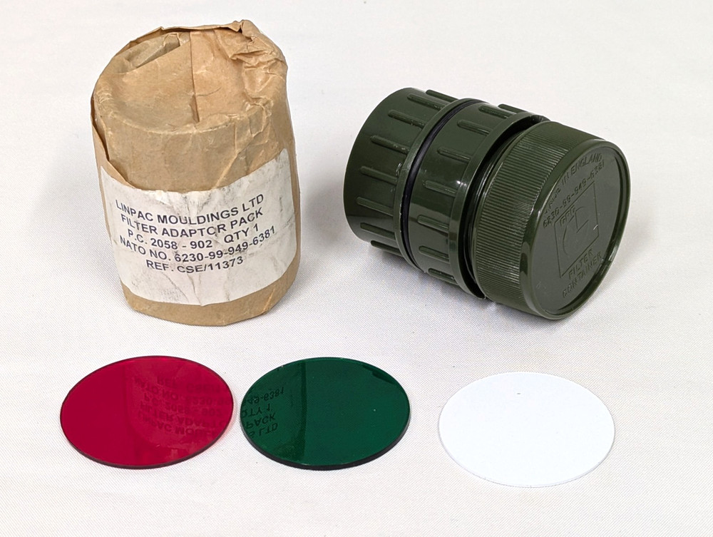 British Army - Military - MOD - Right Angle Torch Filter Adaptor Pack - NEW