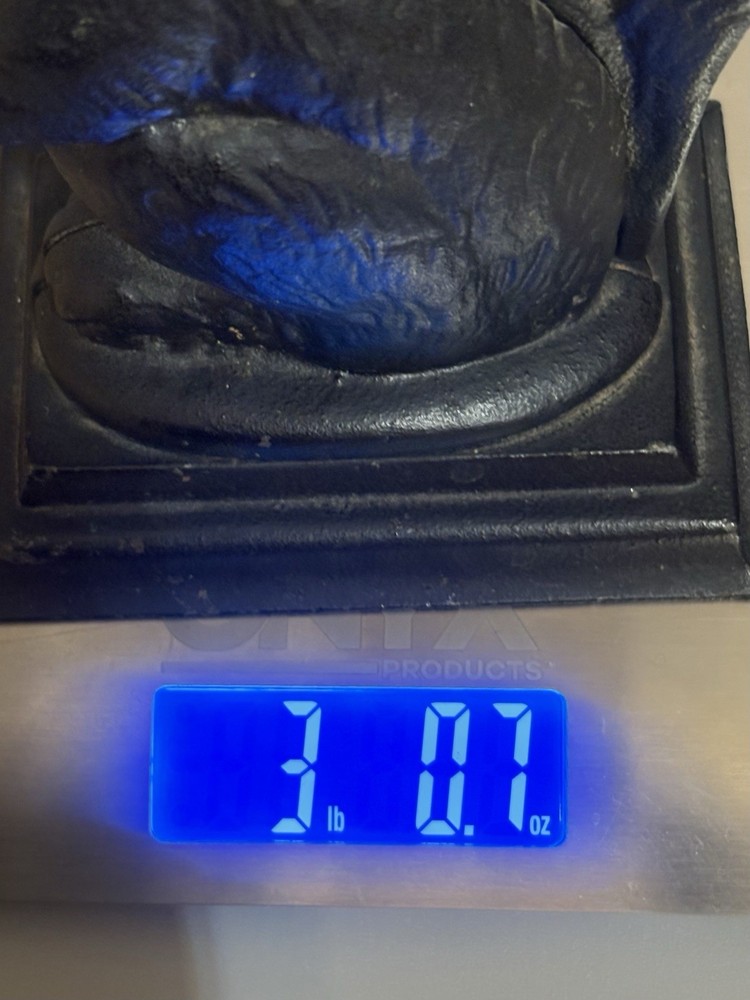 Vintage Heavy Cast Iron Squirrel Shaped Nutcracker Black