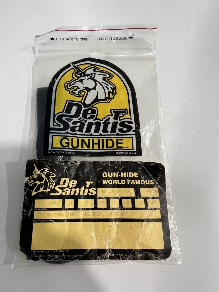 DeSantis Flashlight Holder Nylon New in Bag