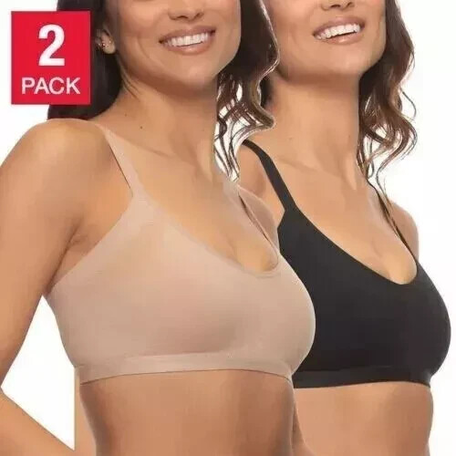Felina Ladies' Side Smoothing Bra 2 Pack