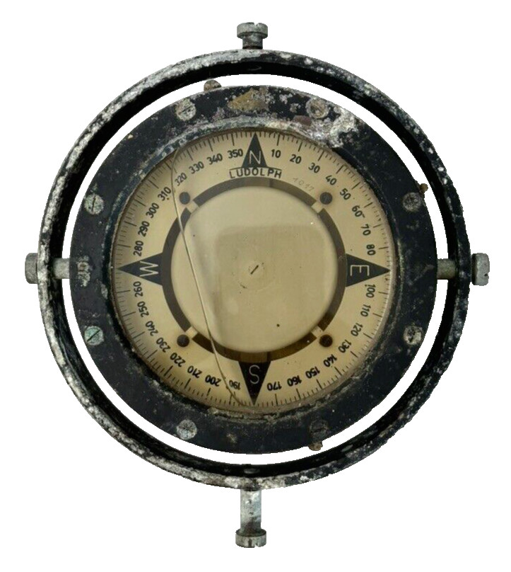 Vintage W. Ludolph Marine Compass