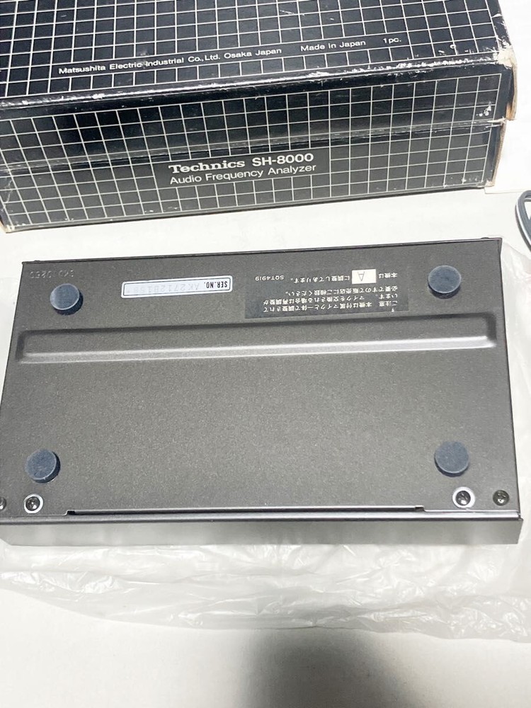 Technics SH-8000 Graphic Equalizer Checker Audio Analyzer with Microphone Tested