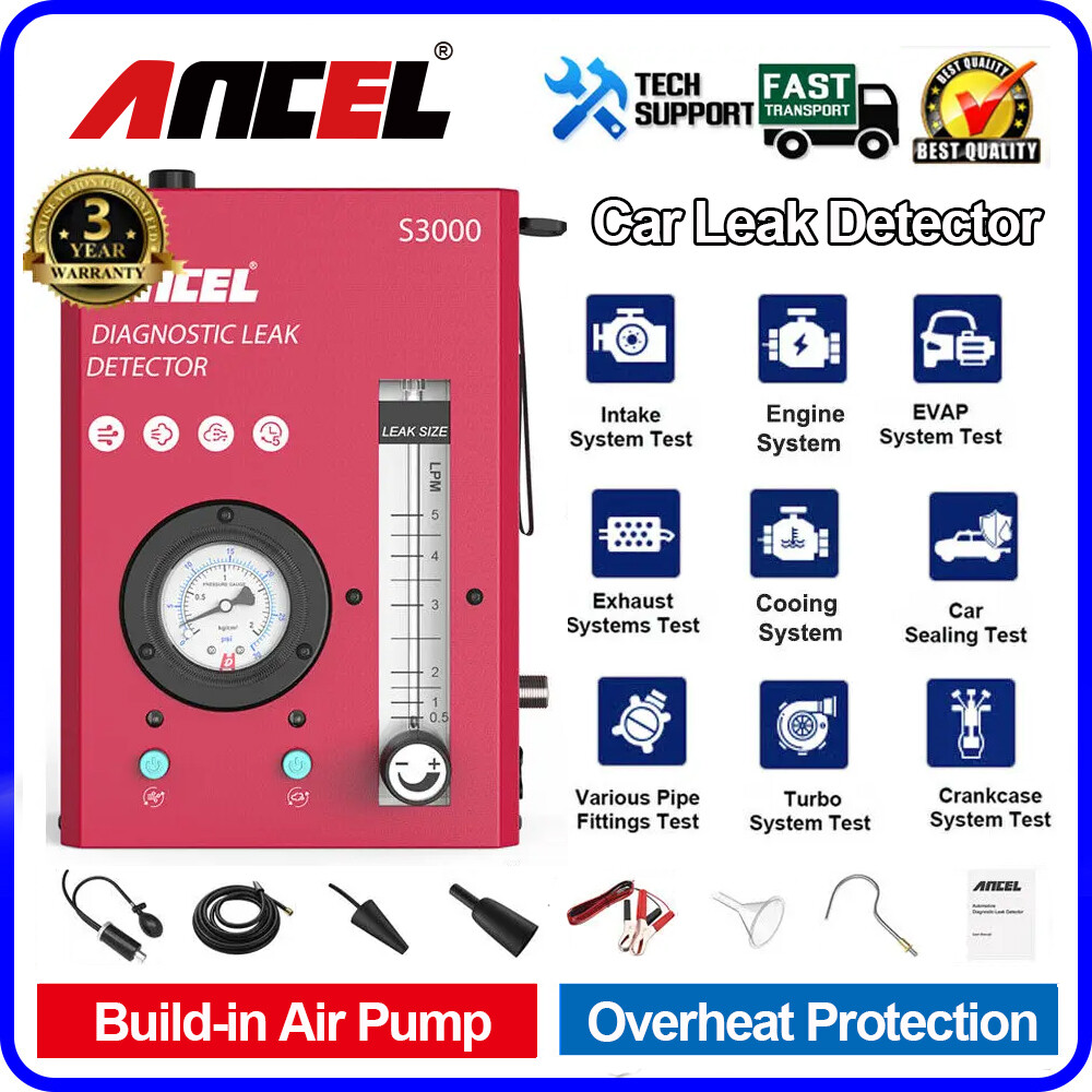 ANCEL S3000 EVAP Machine Car Leak Detector Diagnostic Smoke Tool for BMW