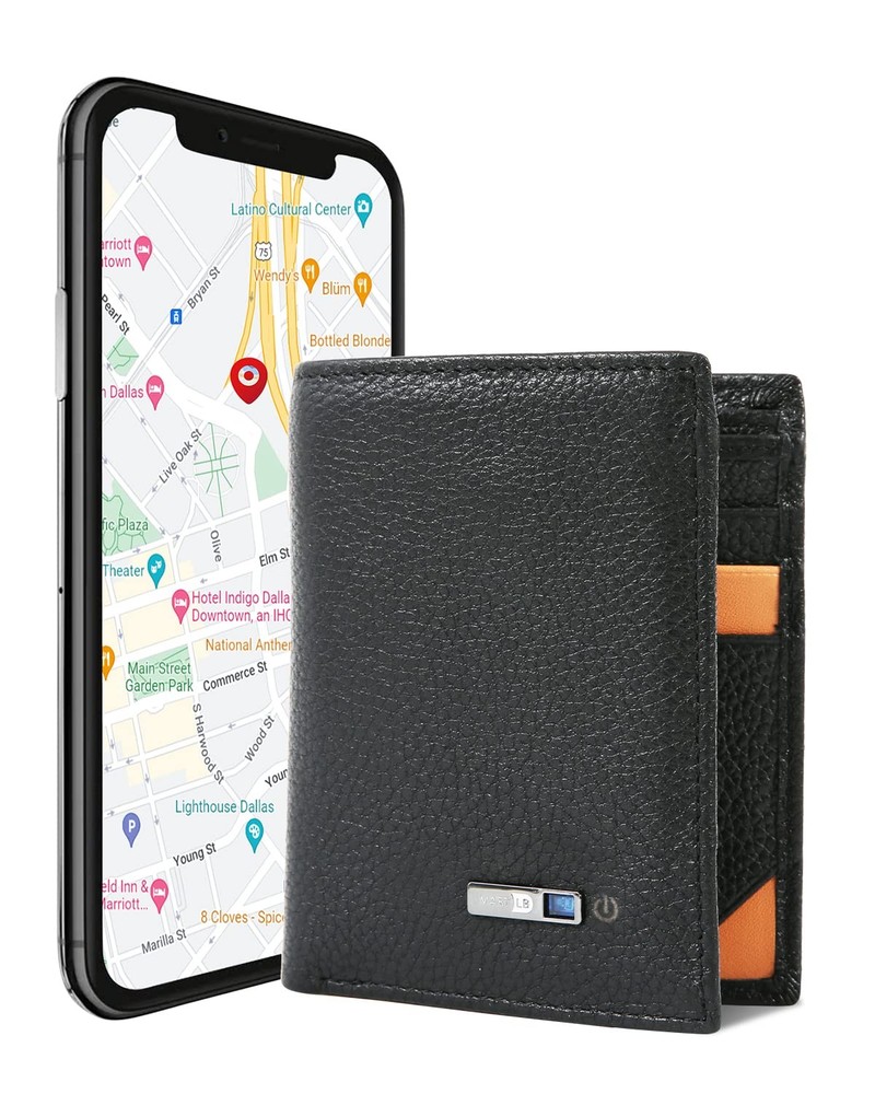 Trackable Anti-Lost Bluetooth Wallet, Intelligent Tracker Finder with Positio