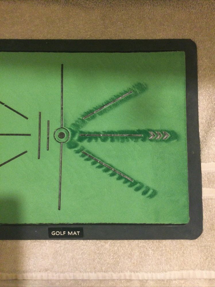 Golf Hitting Mat, and Golf Training Mat for Swing Path Feedback
