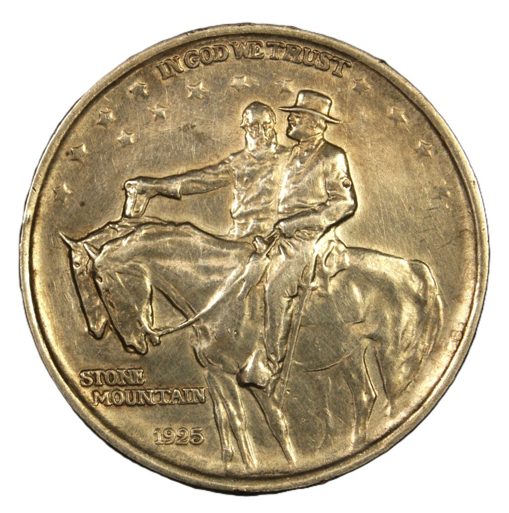 1925 50C Stone Mountain Silver Commemorative- SMH 1735