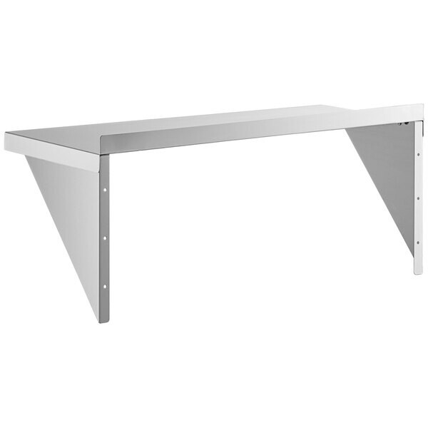 15"W x 36"L Stainless Steel Heavy Duty Kitchen Overshelf Solid Wall Mount Shelf