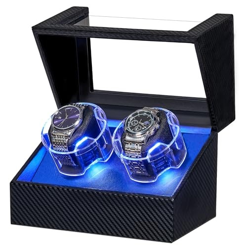 Watch Winder for Automatic Watches, Double Automatic Watch Winder Box with