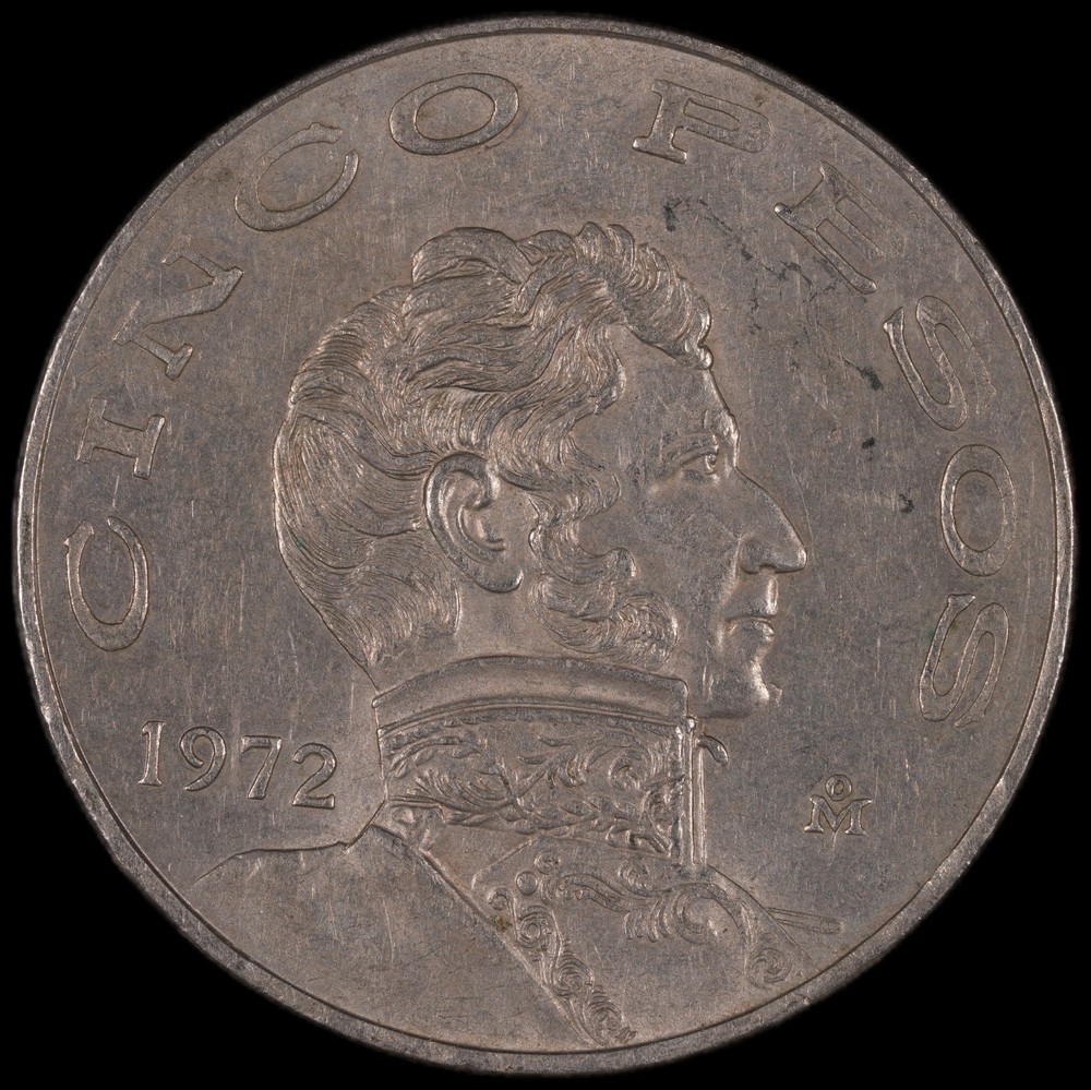 Mexico - 5 Pesos - 1972
