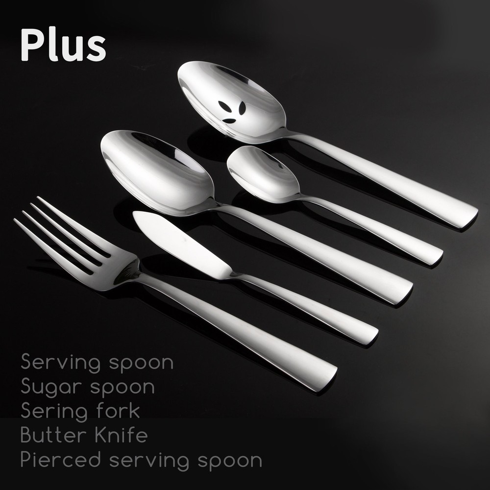 45-Piece Flatware Sets, Silverware Set for 8, Durable Stainless Steel Tablewa...