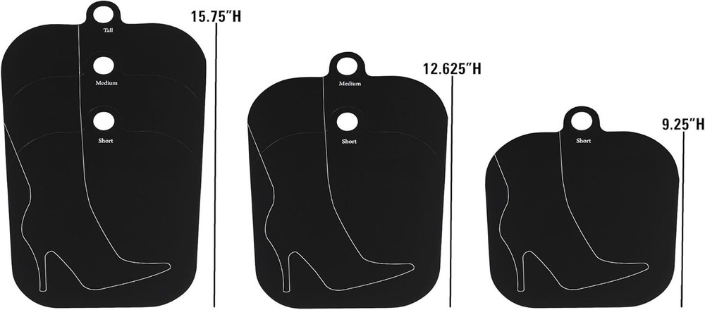 CedarFresh Boot Shapers, 4 Pairs, Plastic Boot Inserts, Pliable and Durable, ...
