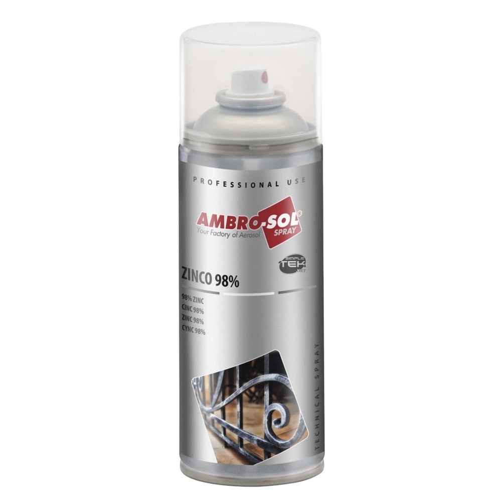98% Cold Clear Galvanizing Paint Spray Can Protects Oxidation_