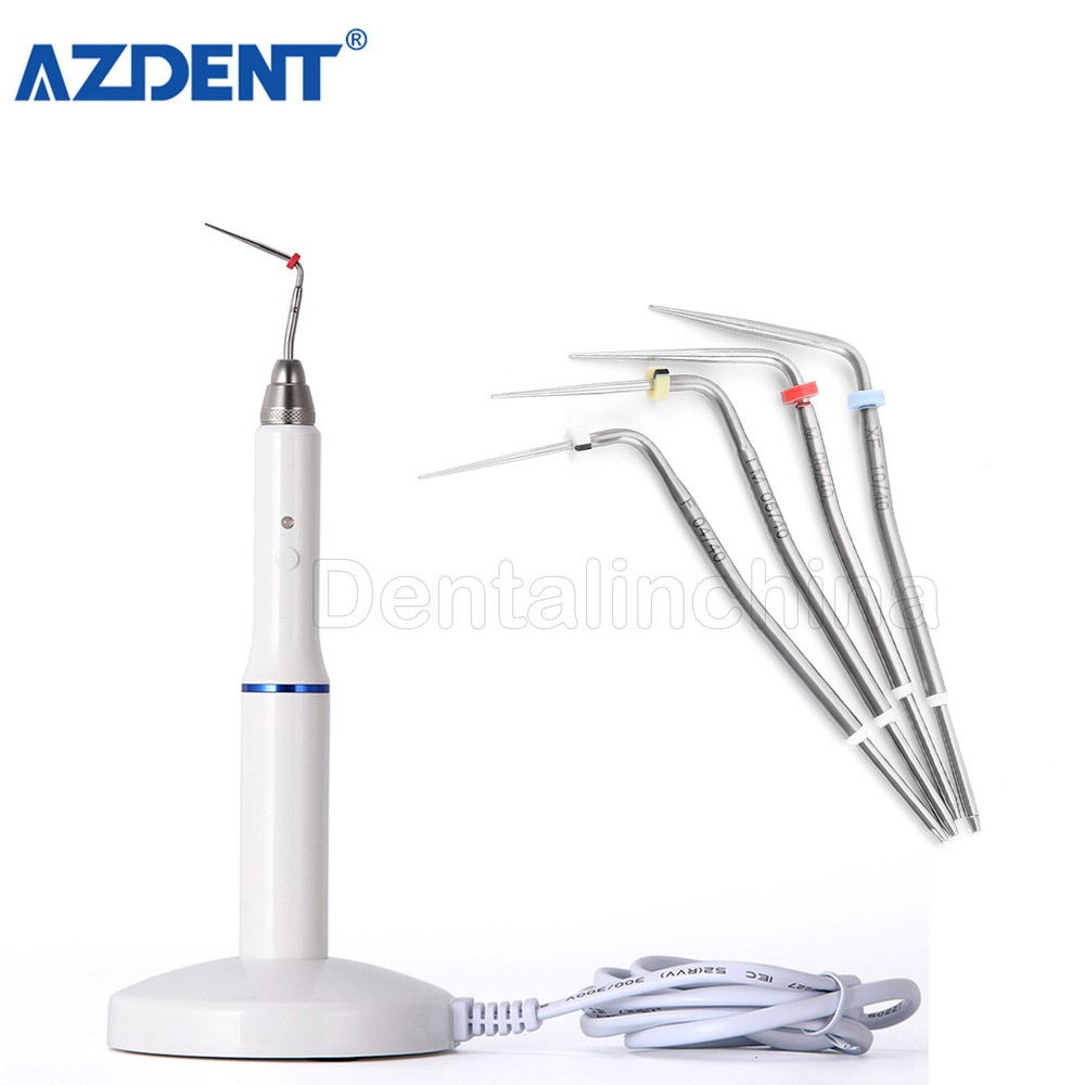 Dental Endodontic Gutta Percha Obturation System Heating Pen / 4Pcs Heated Tips