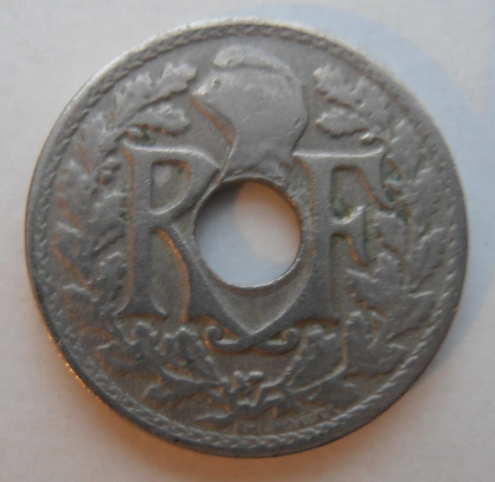 FRANCE 5 CENTIMES 1925
