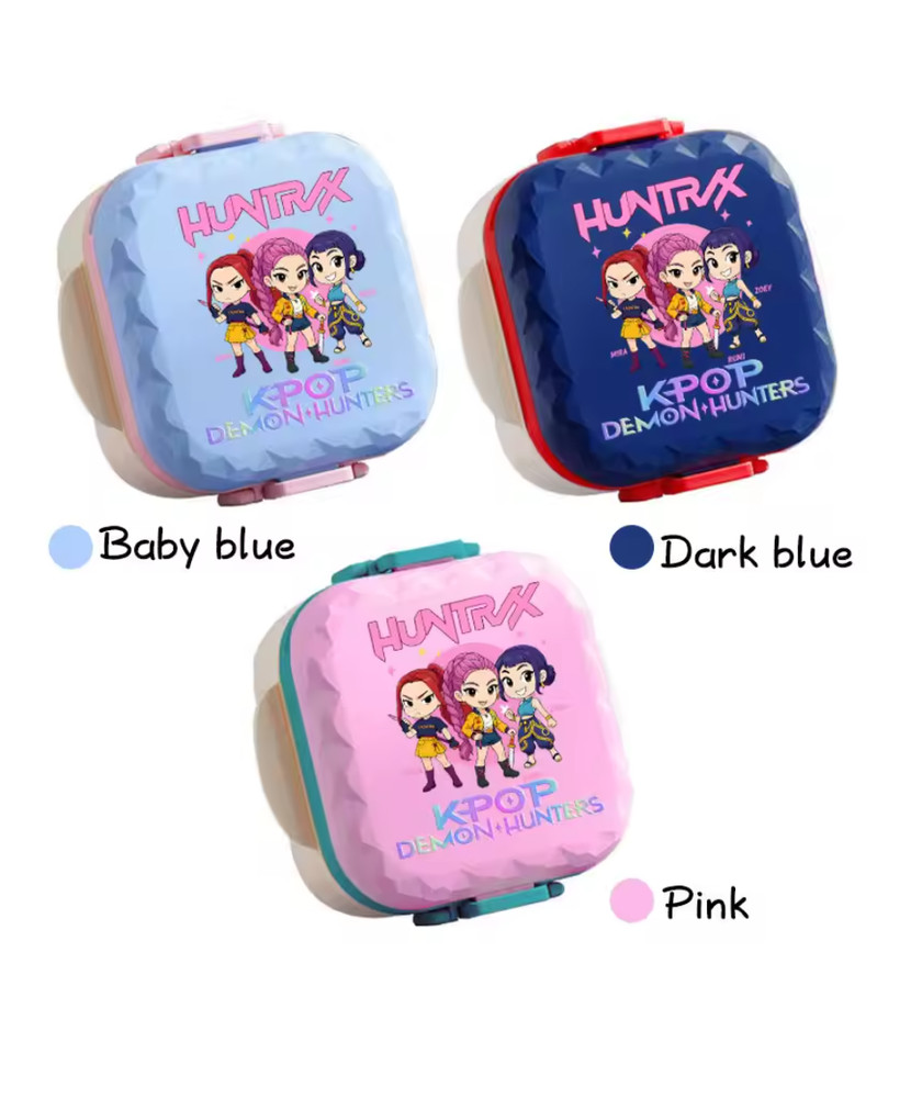 1 PC Random Kpop Devil Hunter Lunch Box Food Container For Kids