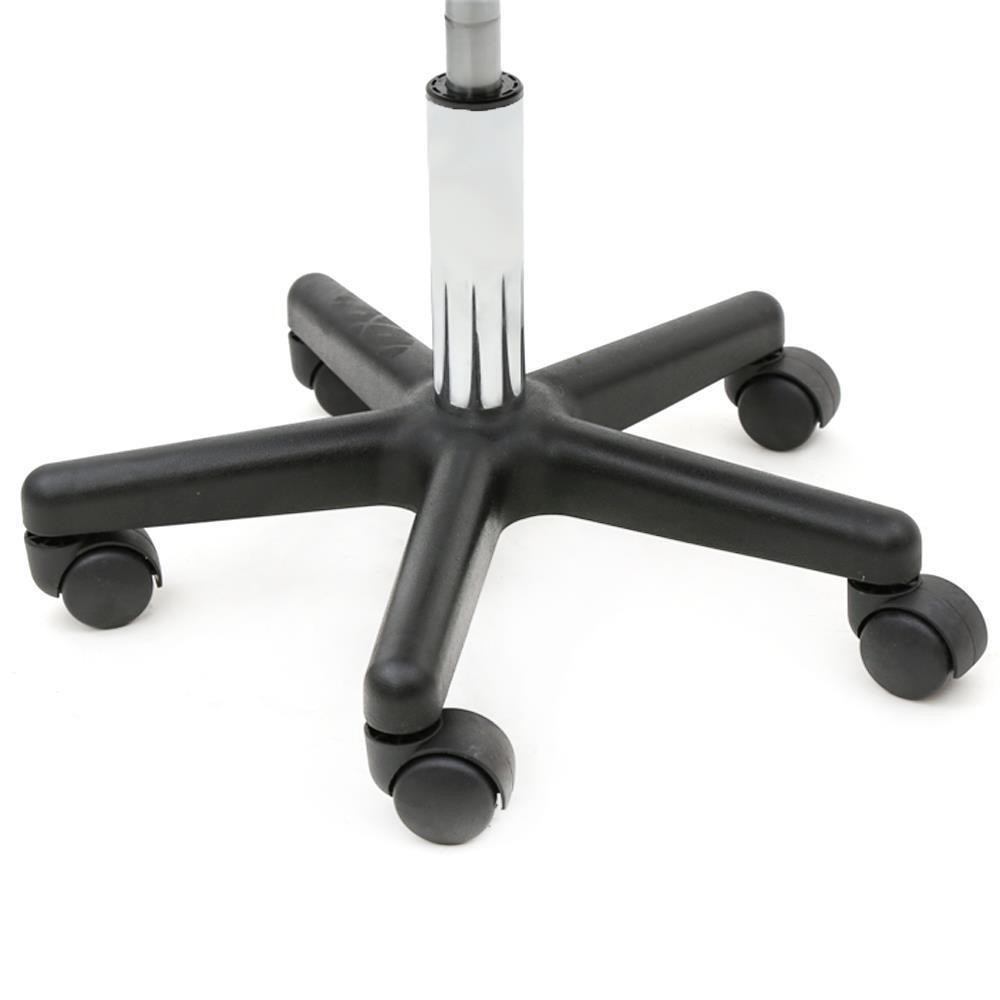 Rolling Salon Stool w/ Backrest Massage Spa Chair Support Adjustable Height