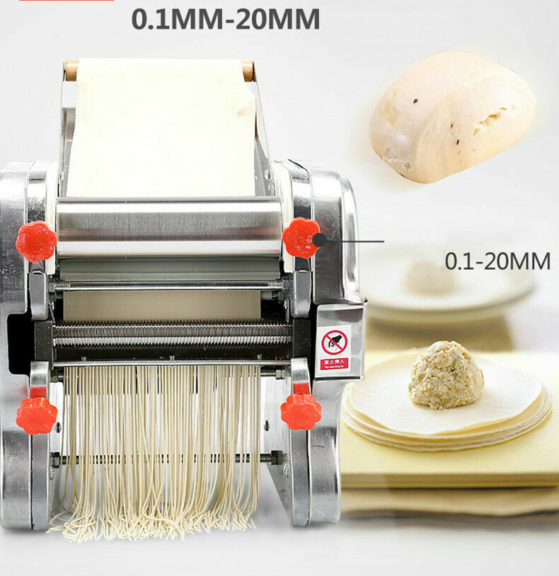 Electric Pasta Maker Noodle Machine Heavy Duty Dough Roller Pressing Machine