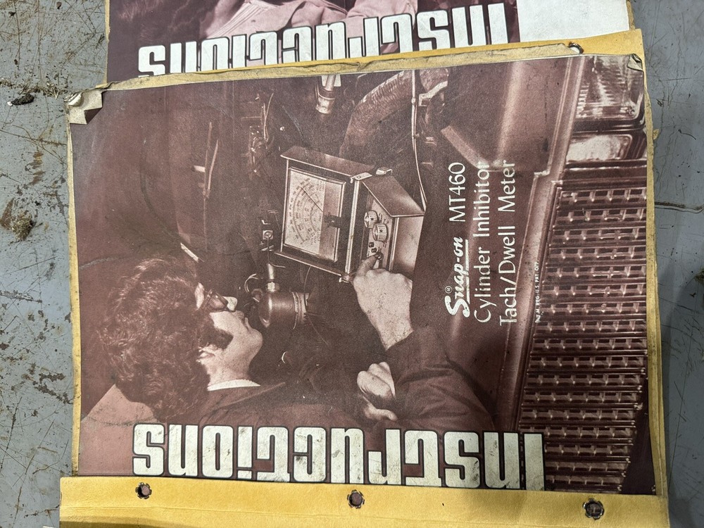 Vintage Snap On Meter Set. With Original Manuals.