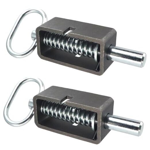 5/8 Inch Weld-On Spring Latch Assembly with Extended Plunger, Spring Loaded