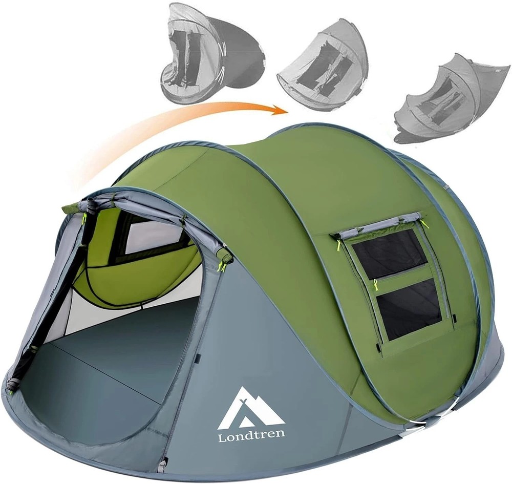 Easy Pop Up 4 Person Waterproof Tent