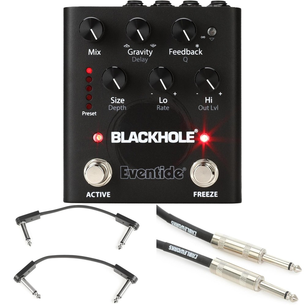 Eventide Blackhole Reverb Pedal - Cable Bundle