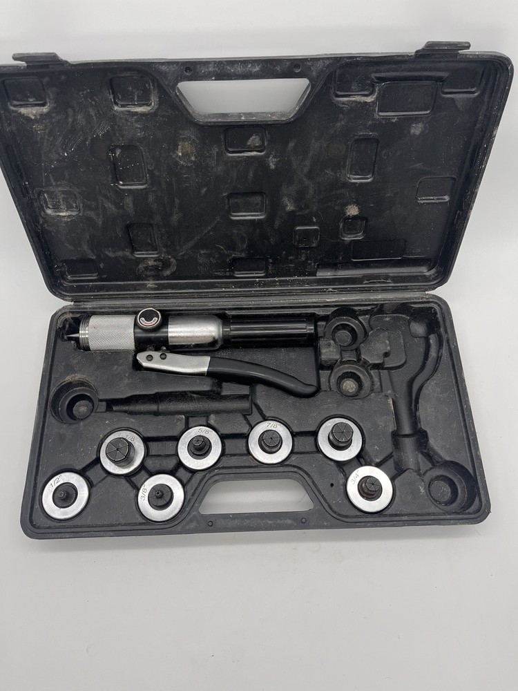 Hydraulic Tube Expanding Tool Kit Refrigeration Tools Multiple Sizes Used