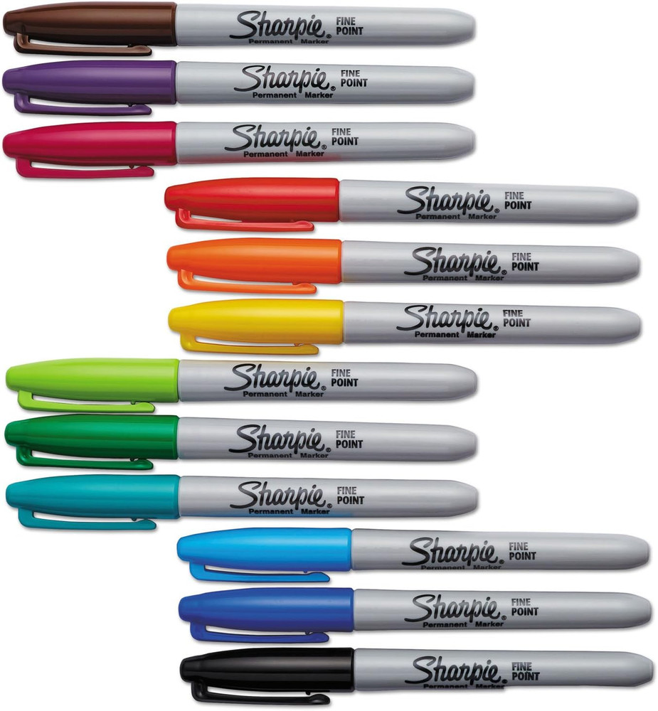 SHARPIE FINE12CT MARKER SET, Multicolor 12 Count