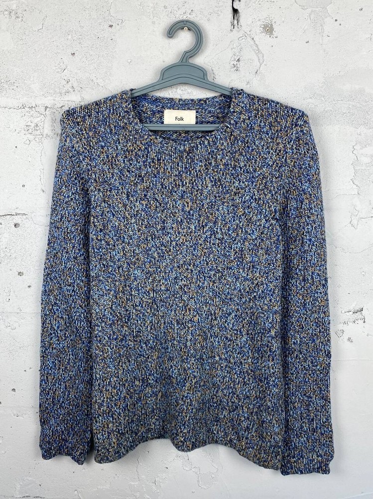 Folk Heavy Cable Knitted Wool Sweater Size 2
